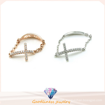 Cross Design 925 Sterling Silver Jewelry Rings for Women R10235